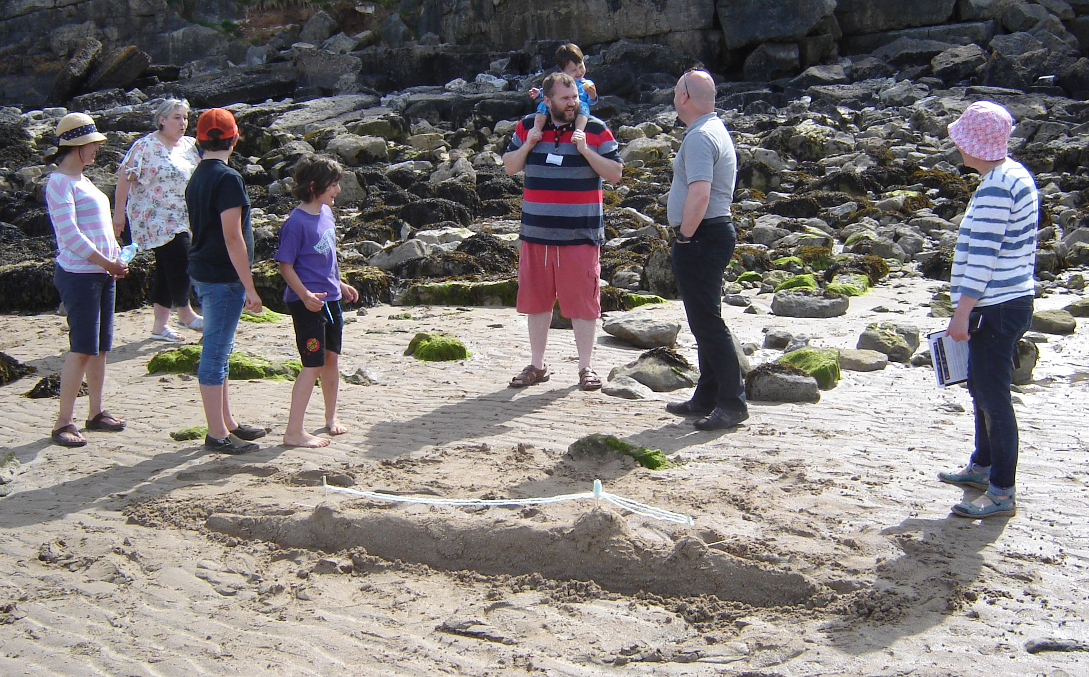Sand Sculpture Judging